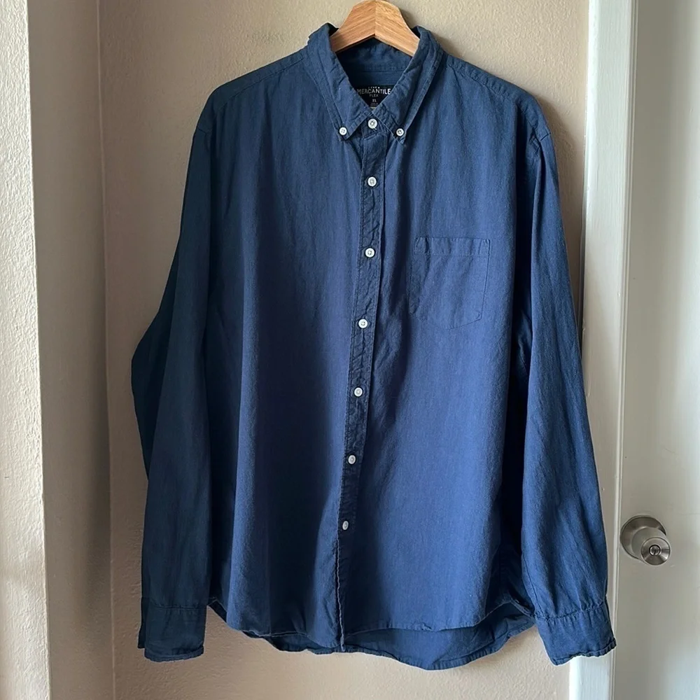 J. CREW MERCANTILE Flex Long Sleeve Button Down Shirt